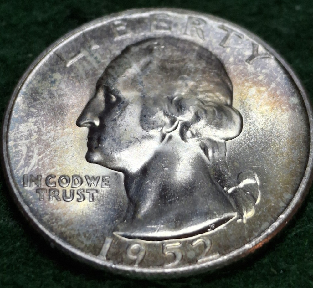 1952 S Washington Quarter