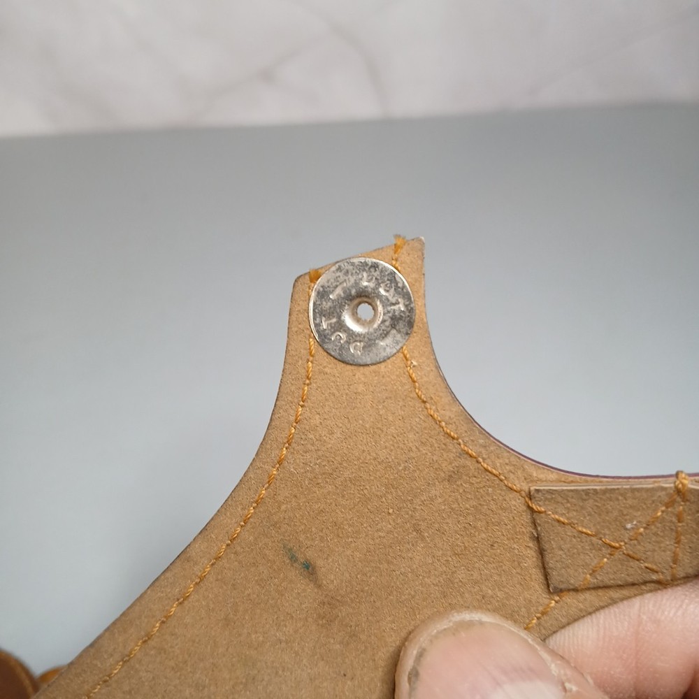 Brown Leather Archery Glove Standard Medium