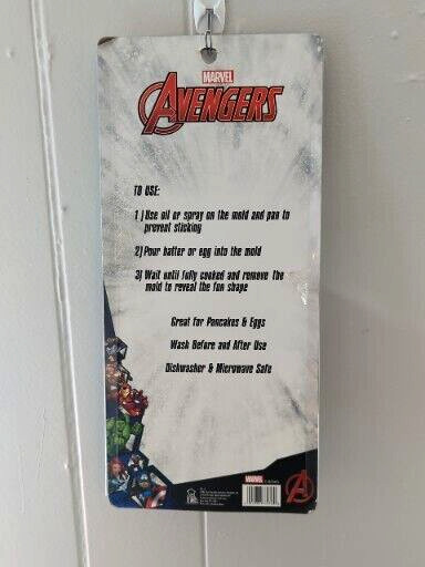 Marvel Avengers Two Silicone Breakfast Molds