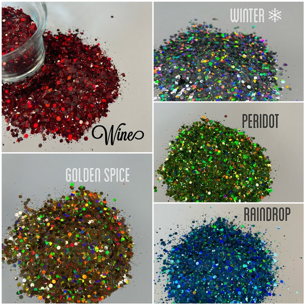 holographic chunky glitter