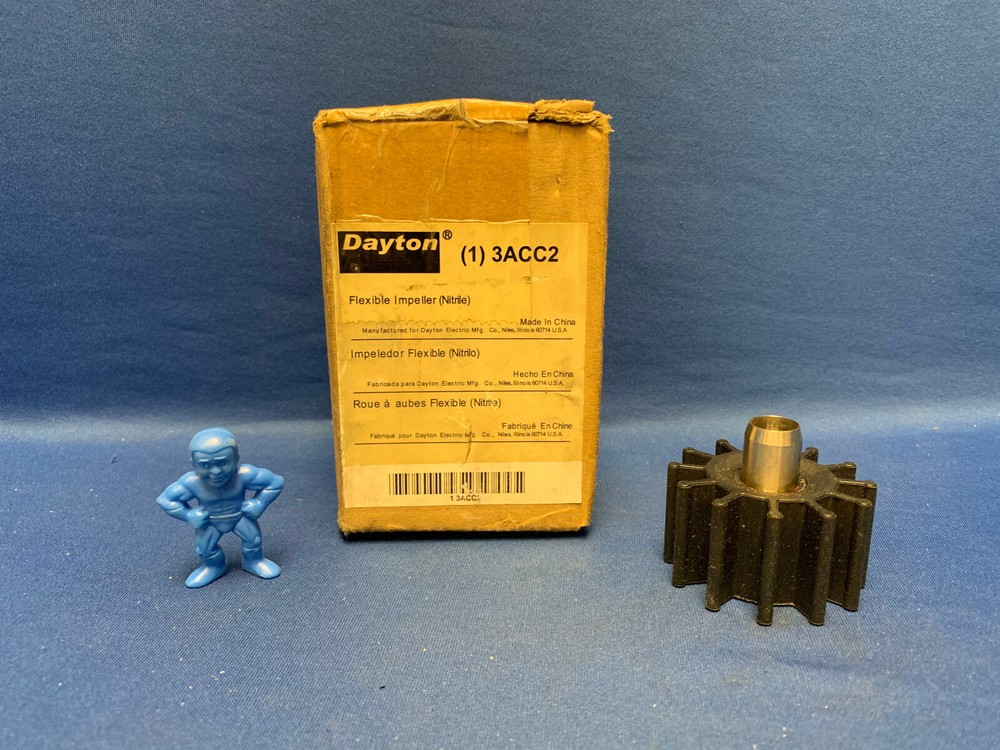 Dayton 3ACC2 Flexible Impeller (Nitrile)