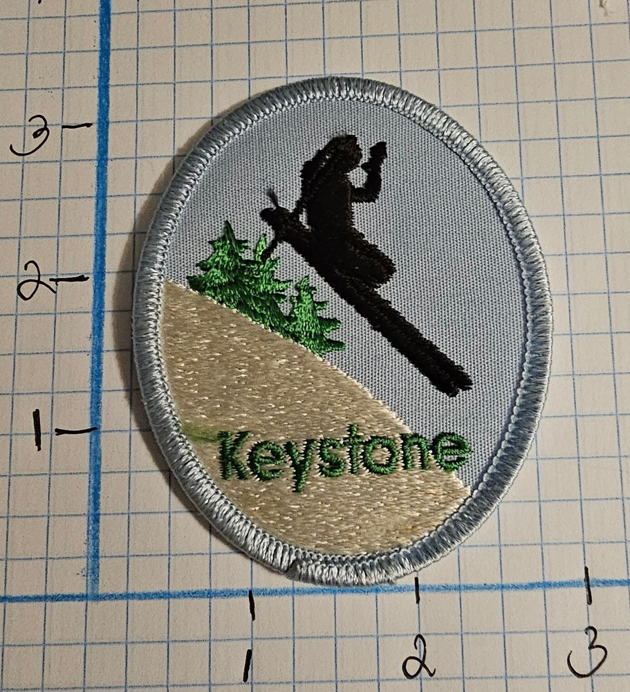 KEYSTONE SKI AREA VINTAGE PATCH.  NEW UNUSED CONDITION