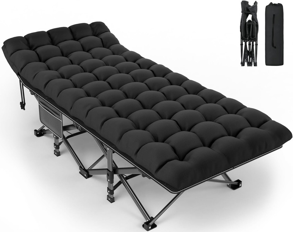 Compact Foldable Sleeping Cot - Waterproof & Lightweight for Adventurous Sleep