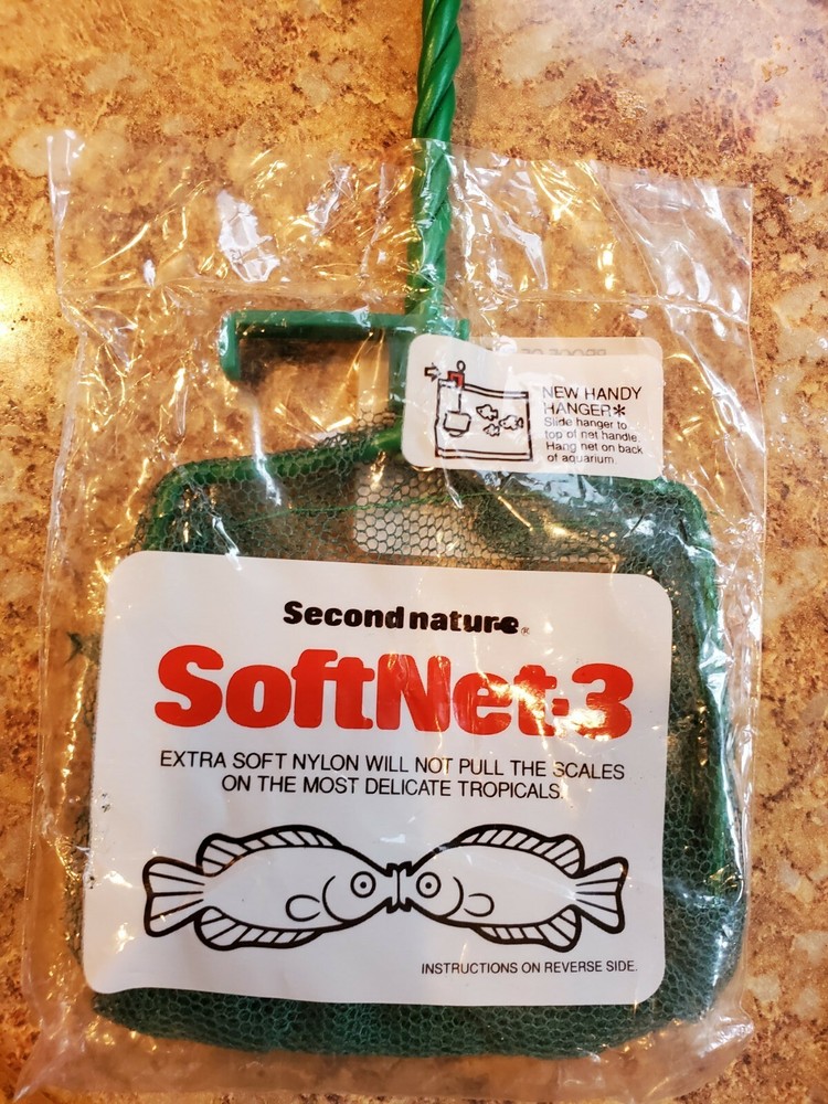 second nature softnet 3 fish tank net 3"