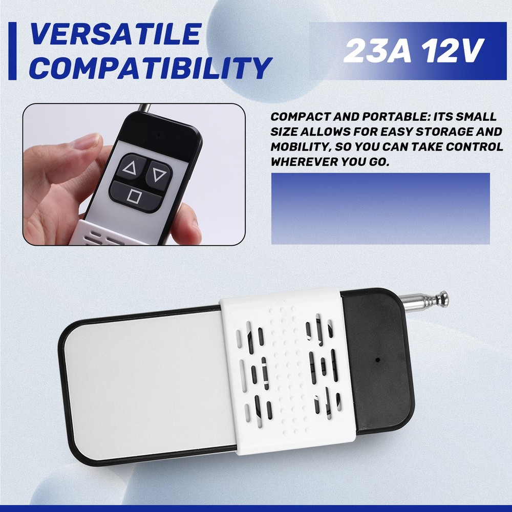 2Pcs 433Mhz Universal Remote Control 3 Buttons 1000M Transmitter Device4302