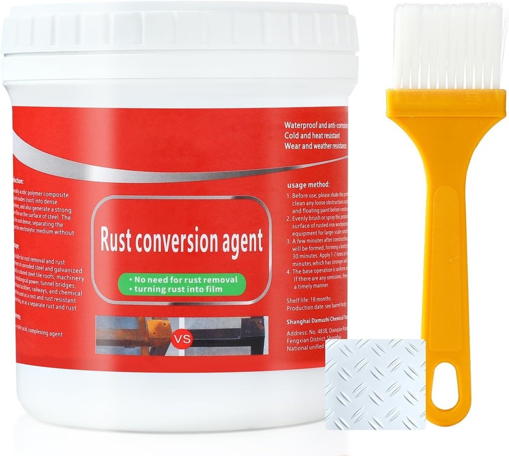 Rust Conversion Agent 300g, Multi-Functional Anti-Rust Paint, Water-Based Met...