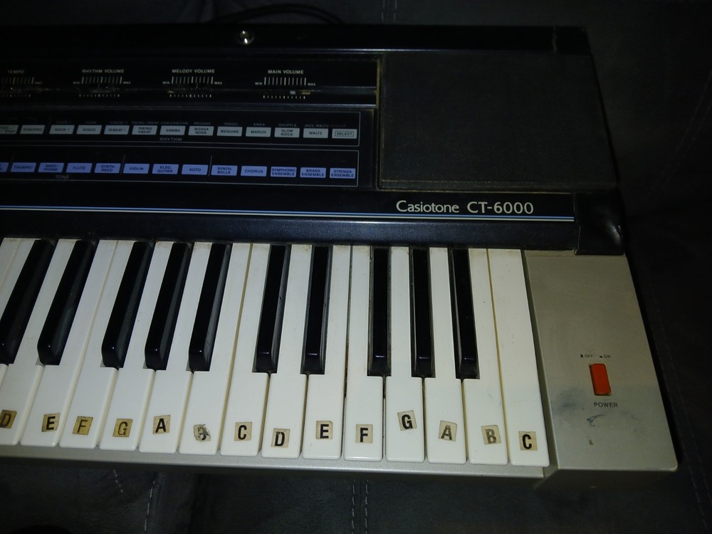Casio Casiotone CT-6000 Keyboard Synthesizer !!WoW!! Fully Functional!