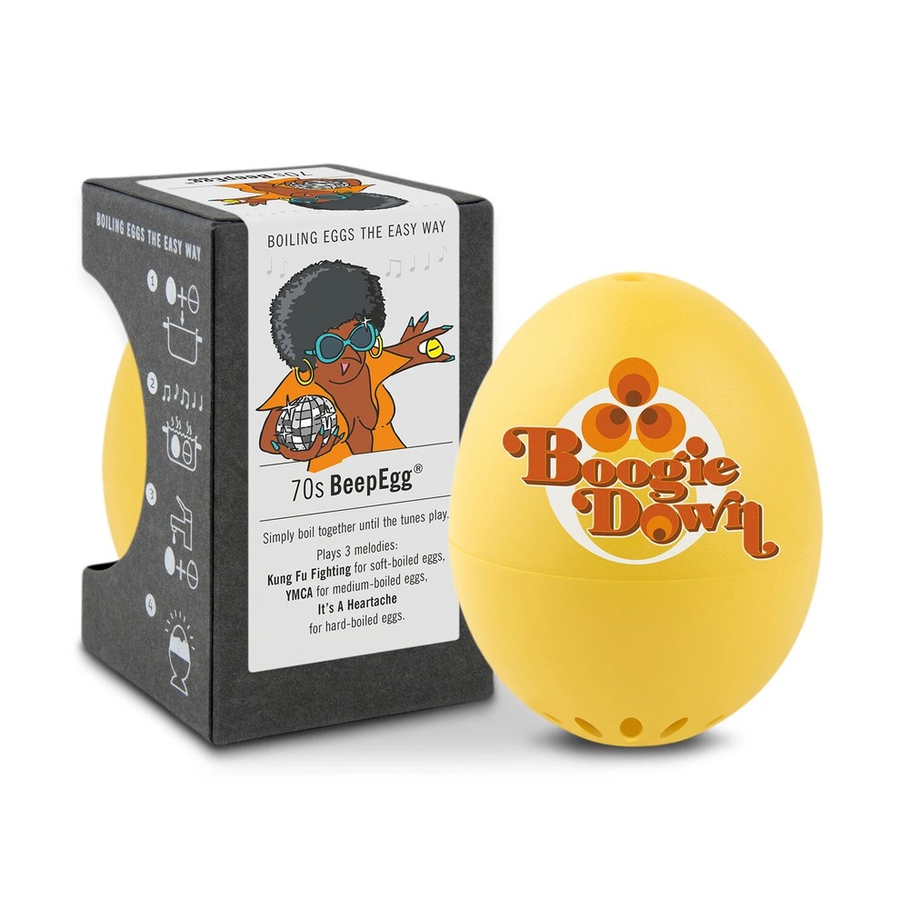 BrainStream BeepEgg Musical / Singing Floating Egg Timer - 70's