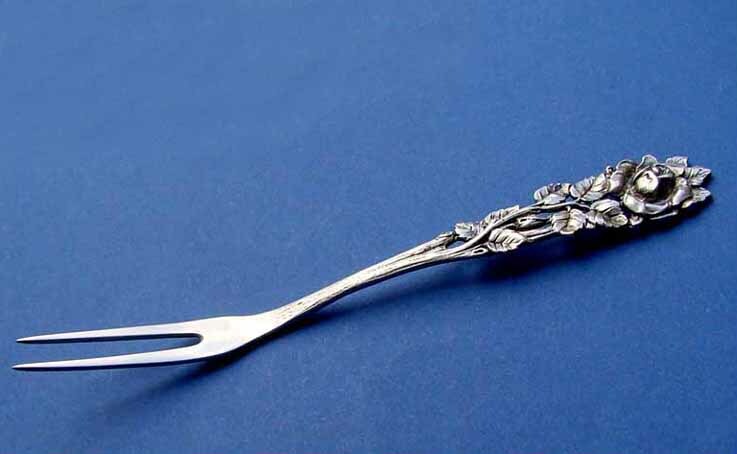 Serving Fork, Rose, Hugo Müller, 800 Silver B709