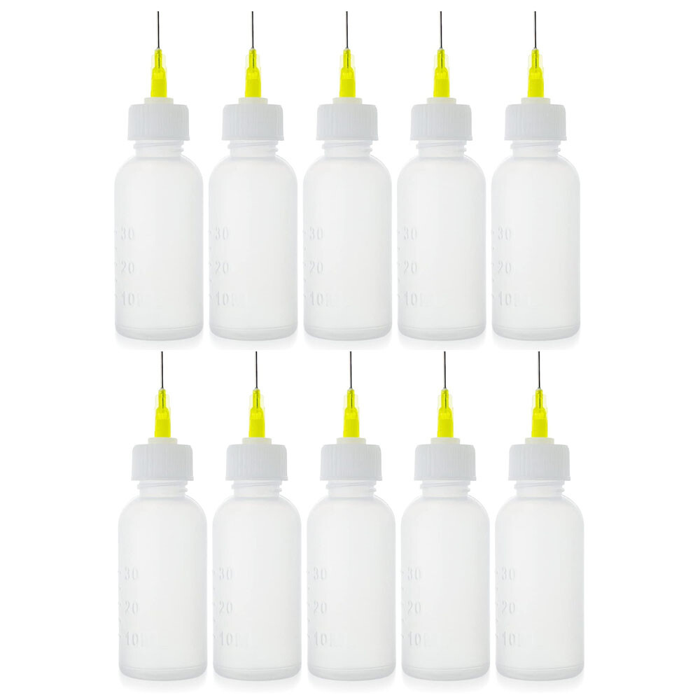 30/50ml Precision Applicator Bottles, 10/20Pcs Needle Tip Squeeze Bottle Squeeze
