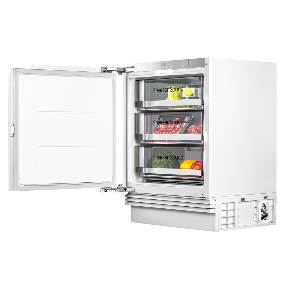Ca'lefort 3.75 Cu.ft Single Door White Panel Ready Refrigerator Mini Fridge