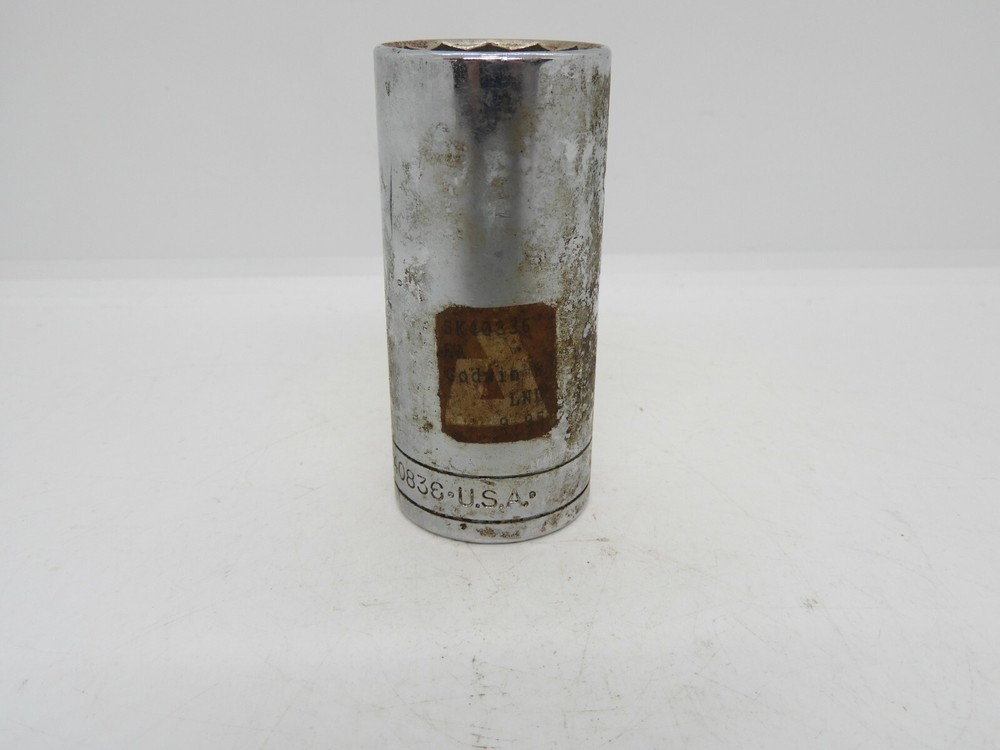 VINTAGE SK 40836 1 1/8" 12 PT DEEP SOCKET