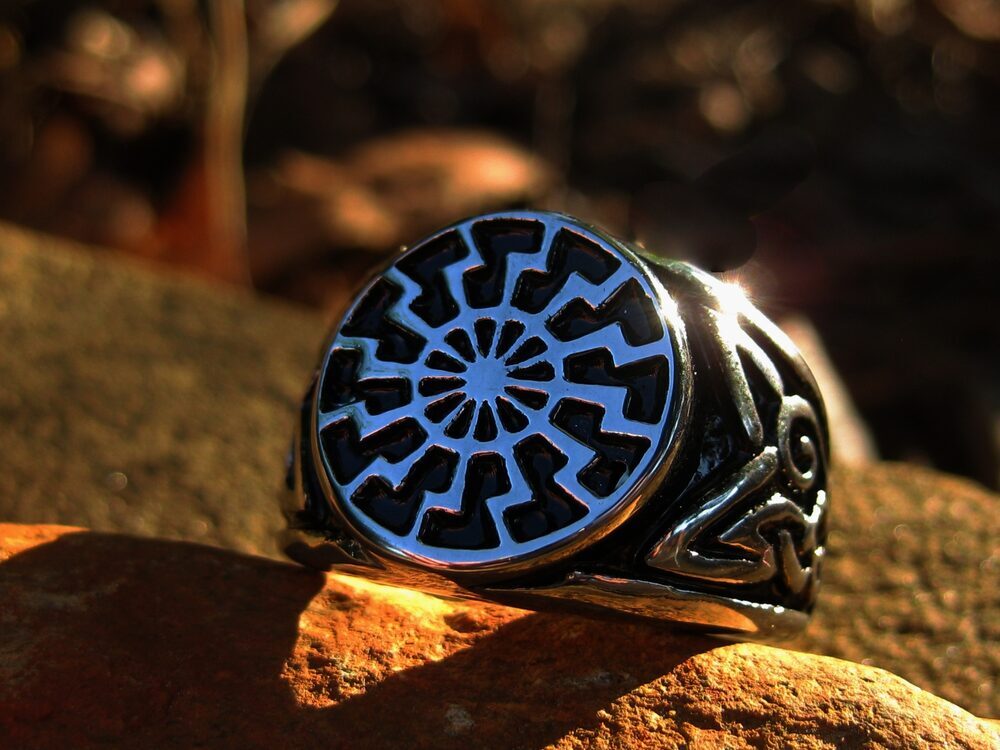 Metaphysical stainless steel Ring The Iron Warrior