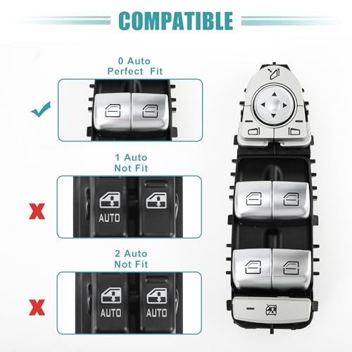 Front Left Driver Side Power Window Switch Window Control Switch Fit for