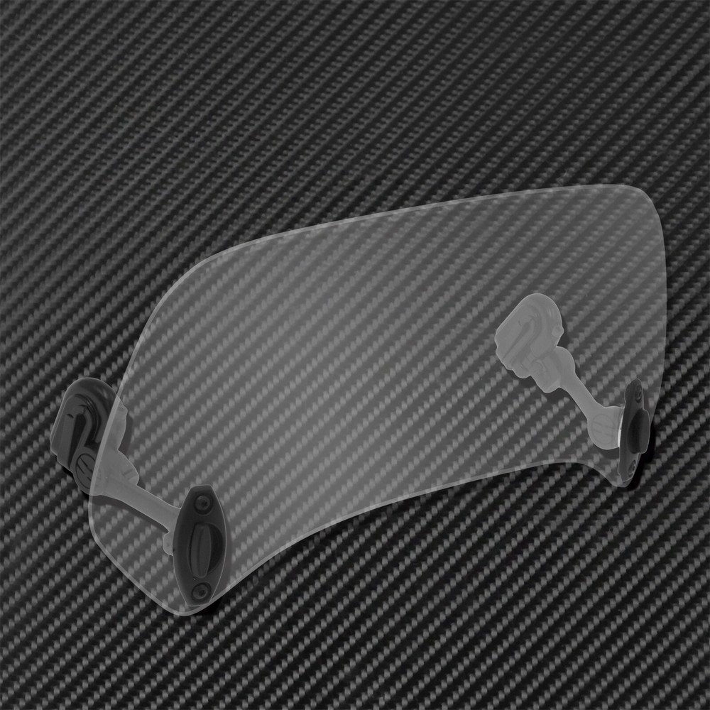 Motorcycle Clip On Adjustable Windshield Spoiler Windscreen Extension Deflector