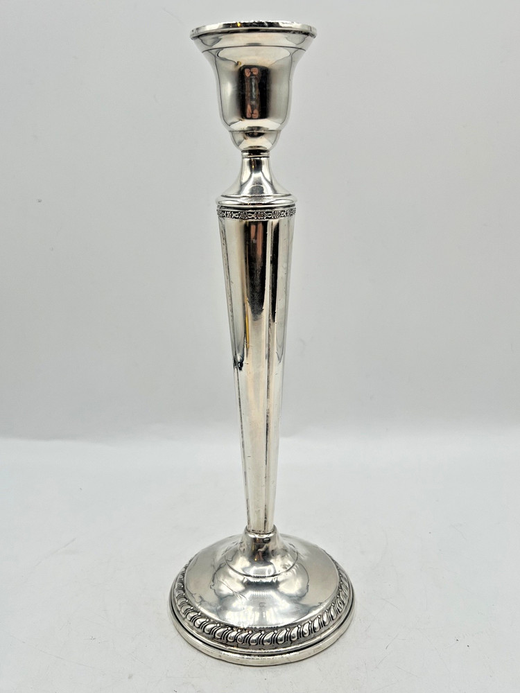 Columbia sterling silver candlestick weighted