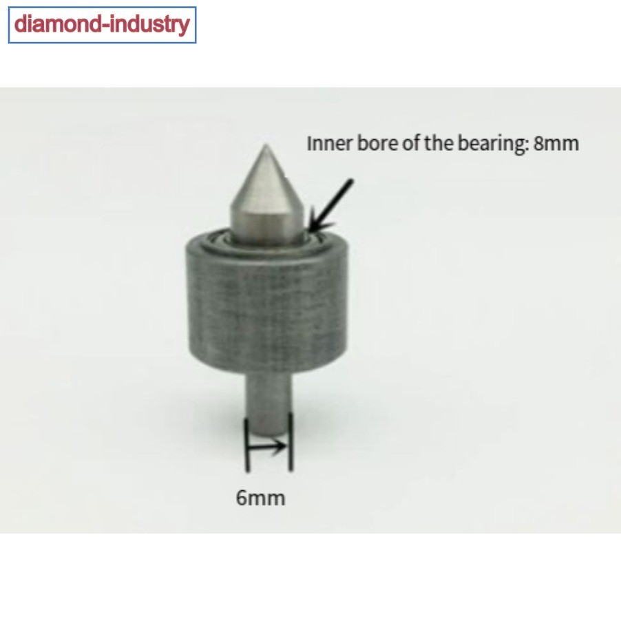 6mm handle rotating end mill head miniature lathe accessory