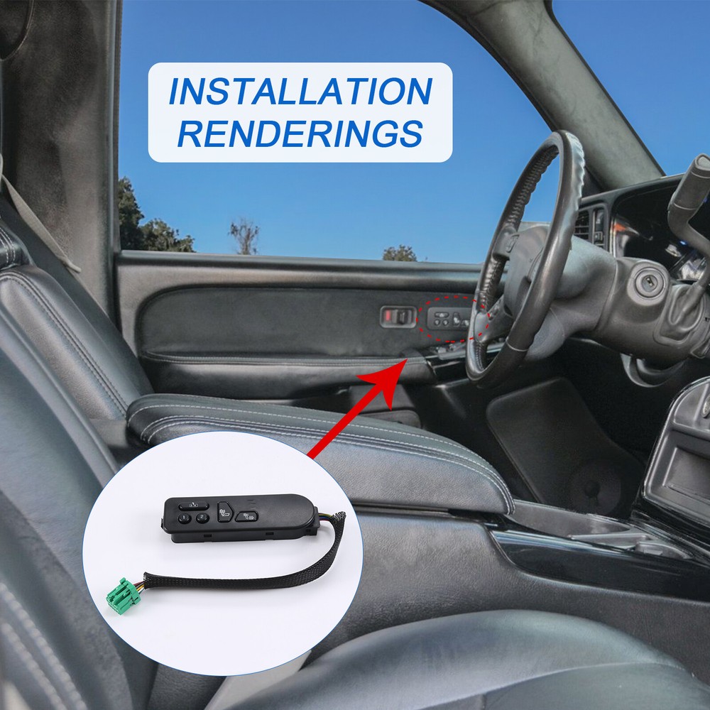 Front Left Seat Heater Switch For Chevy Silverado GMC Sierra 2003-2007