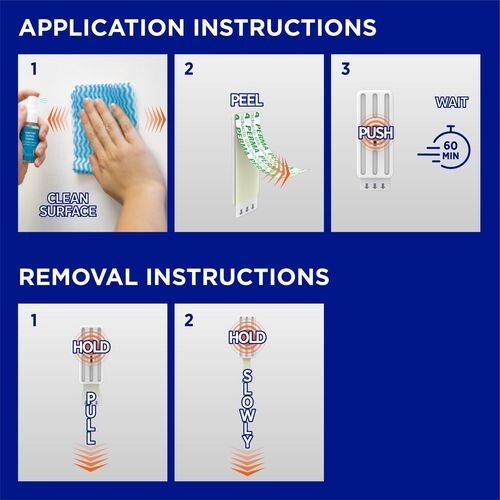 Permastik Large Picture Hooks - 6 Pack