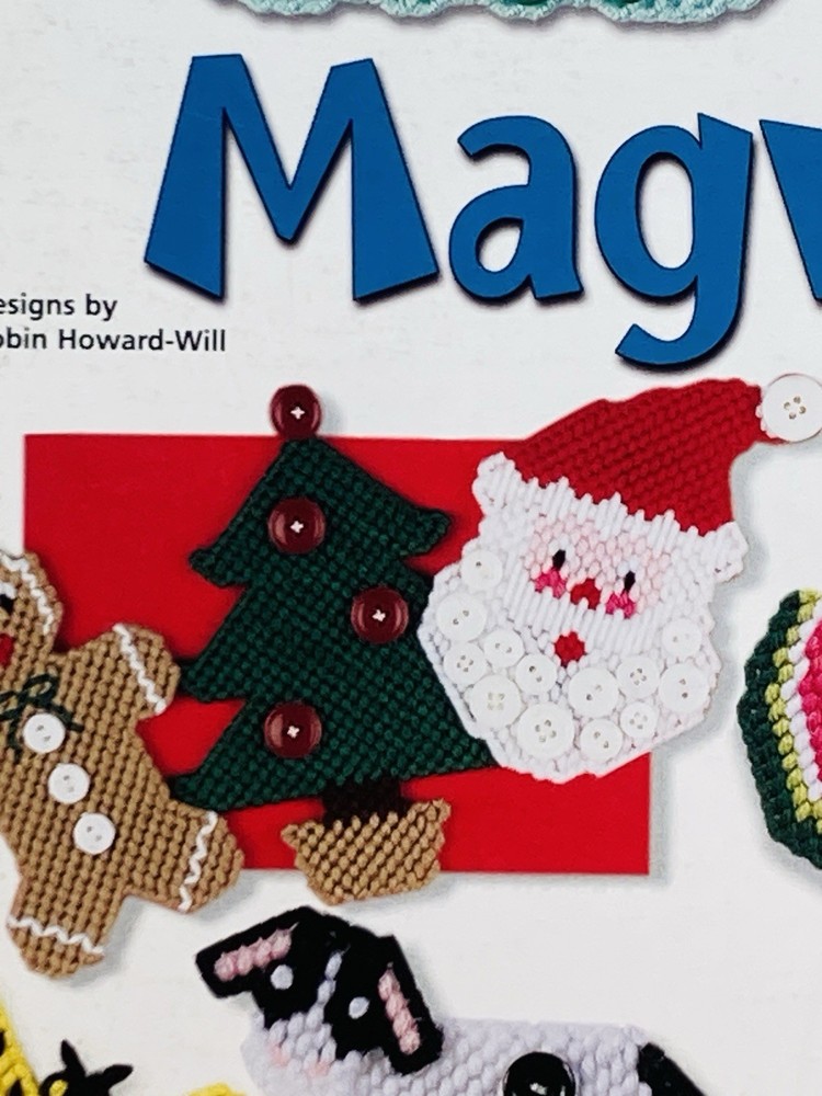 Button Magnets Plastic Canvas Patterns House of White Birches 36 Projects