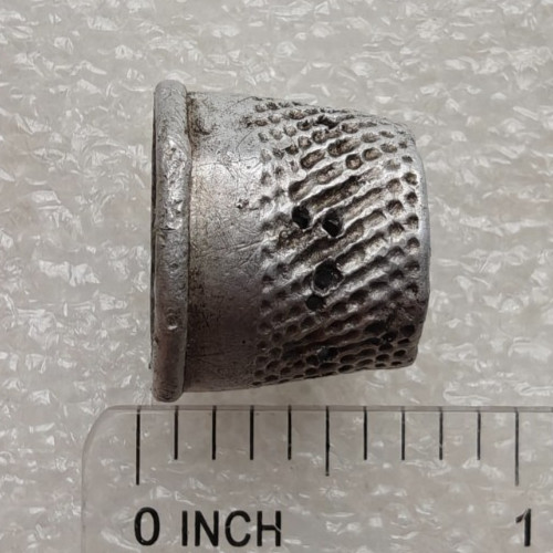 Antique Old Silver Thimble D2