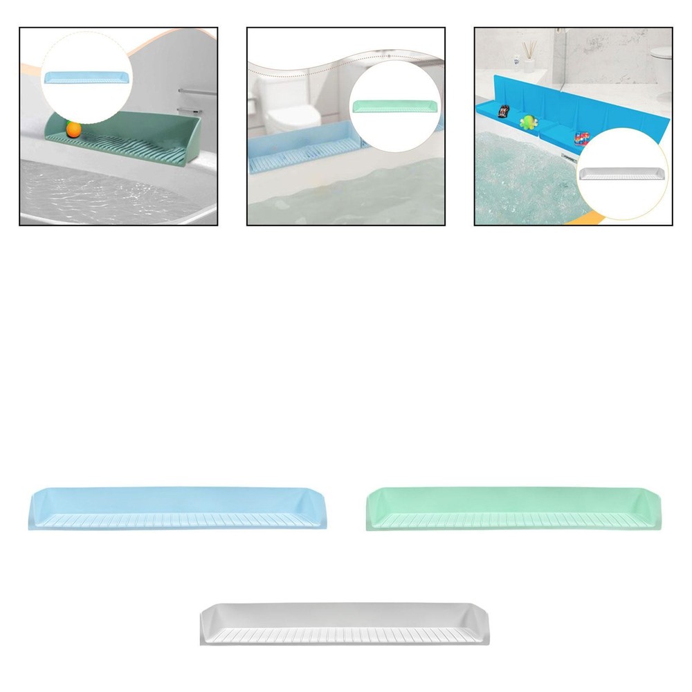Bathtub Splash Guard Essentials Secure Attachment Multi Functional Silicone