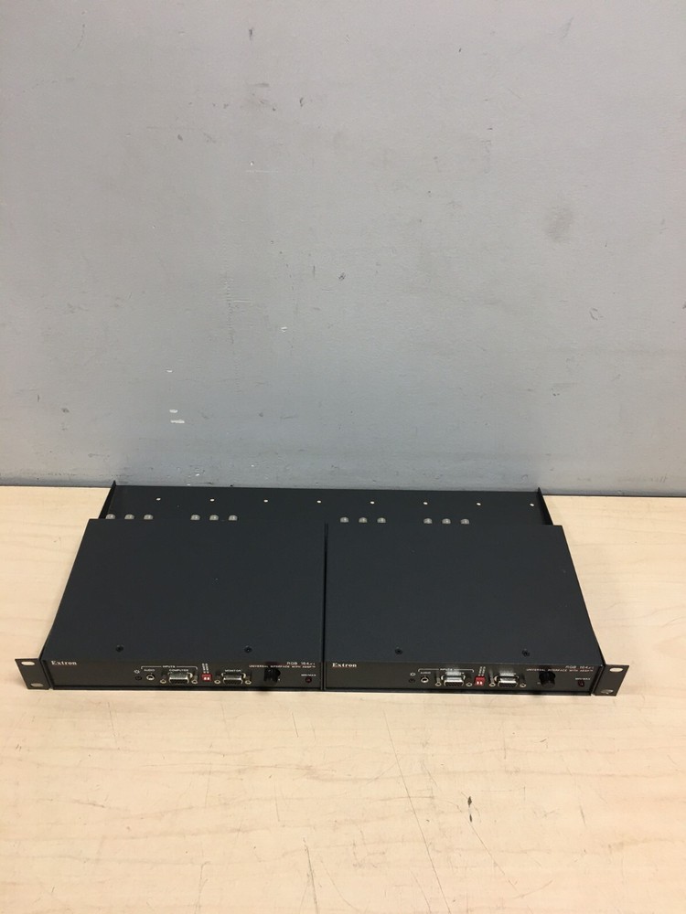 LOT OF 2 EXTRON RGB 164xi Interface W/PANEL