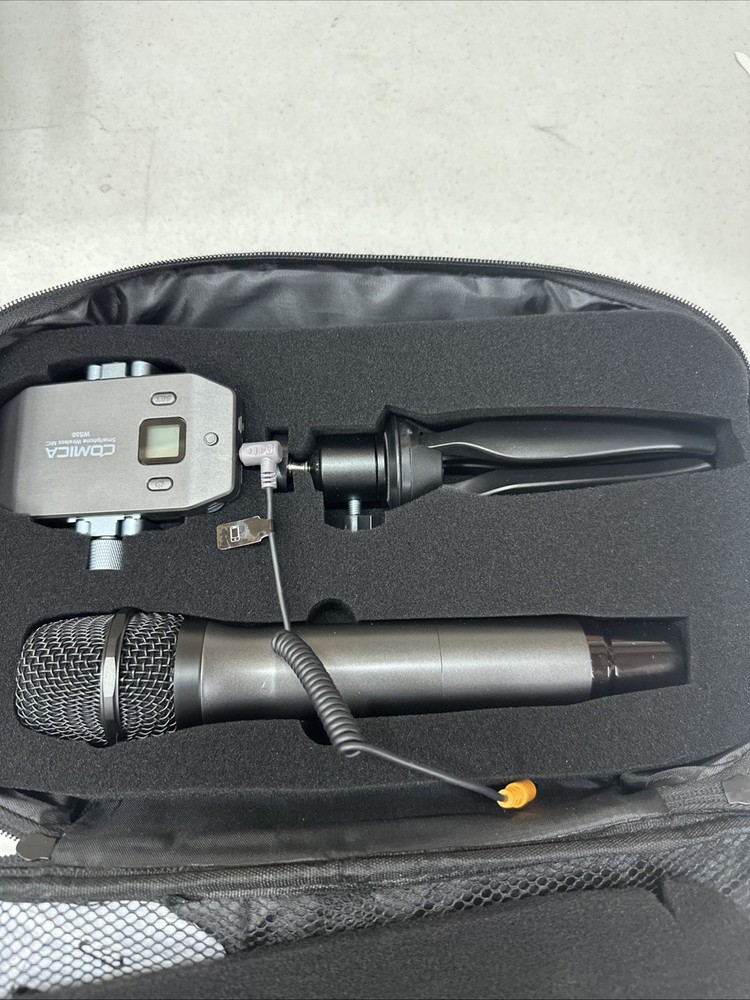 Comica CVM-WS50(H) UHF Wireless Microphone System, 6 Channels, Handheld - OB