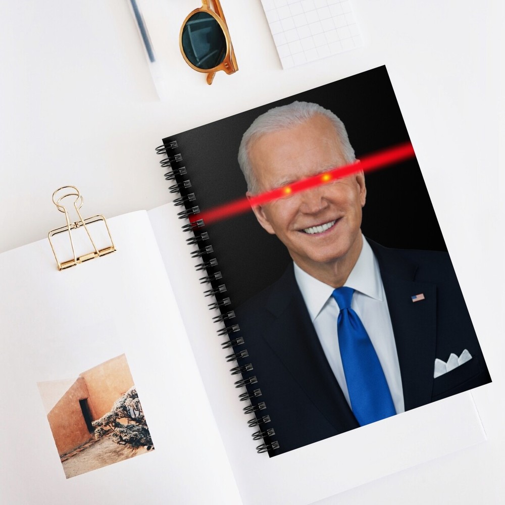 Dark Brandon Spiral Notebook Fun Biden Journal