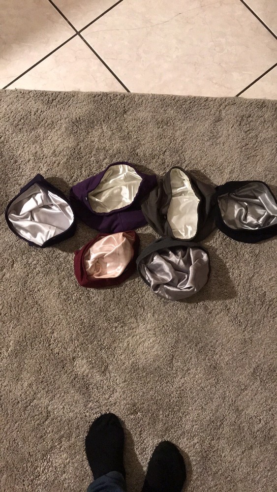 Irregular- Satin Lined Medium Slap Caps Duo Set of Three