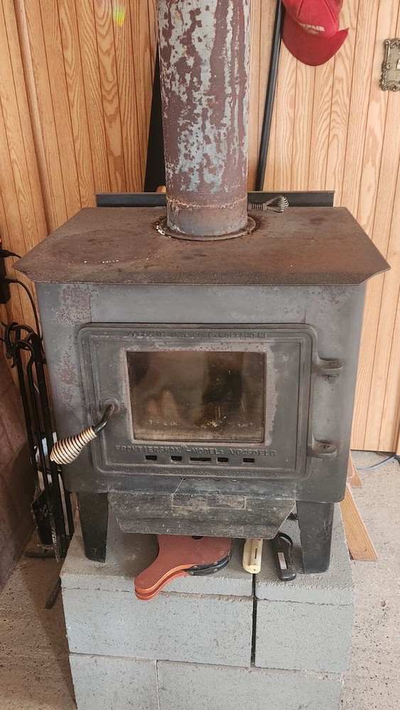wood burning stove used