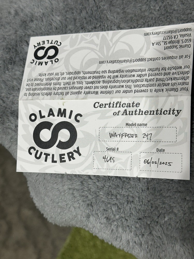 olamic Custom wayfarer 247