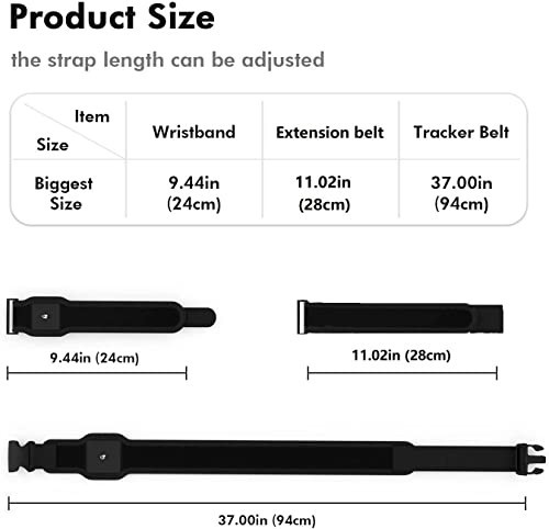 Adjustable VR Tracker Belt for Full-Body Tracking - Waist & Wrist Straps Include