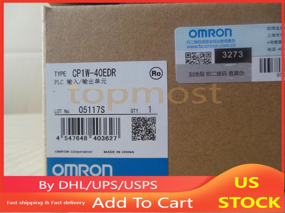 1PC New Omron CP1W-40EDR Programmable Controller Fast Shipping CP1W40EDR