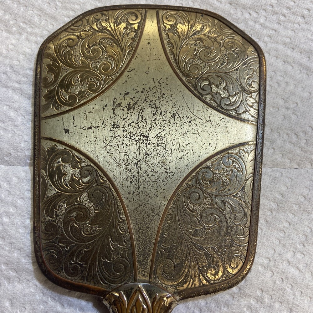 Vintage 1920/1930s Silver Vanity Mirror