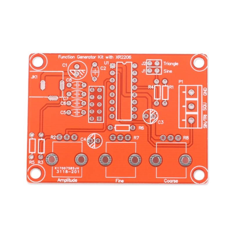 High Precision Function Signal Generator DIY Kit XR2206 Adjustable Frequency...