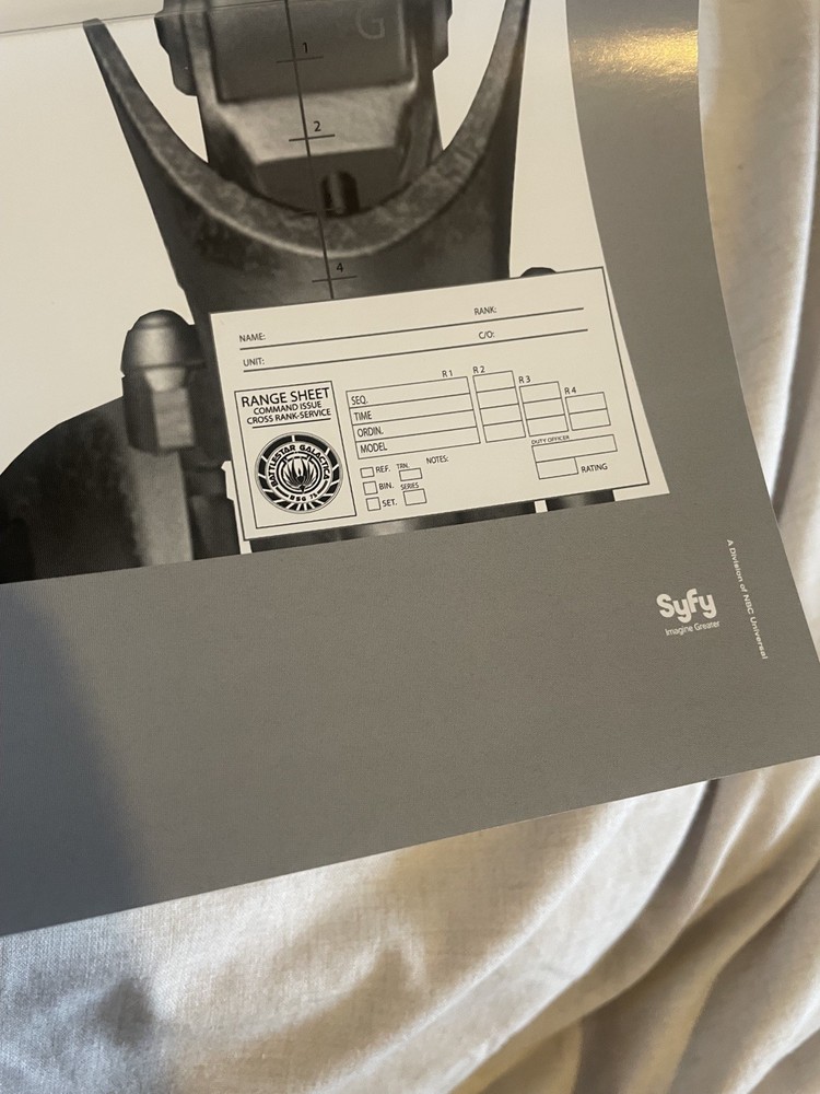 Battlestar Galactica Range Sheets - Loot Crate - Two Posters