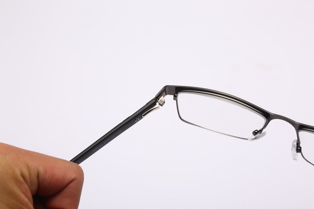 8 Pack Mens Rectangular Metal Frame Classic Reading Glasses Spring Hinge Readers