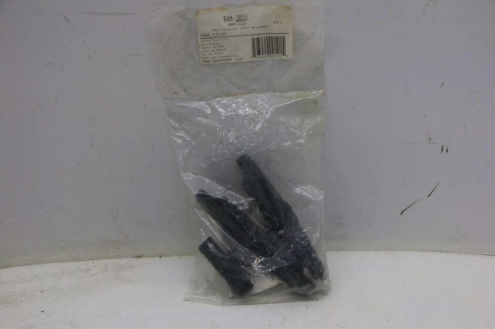RAM-201U Ball Socket Double Arm Assembly Medium 1.5" Balls