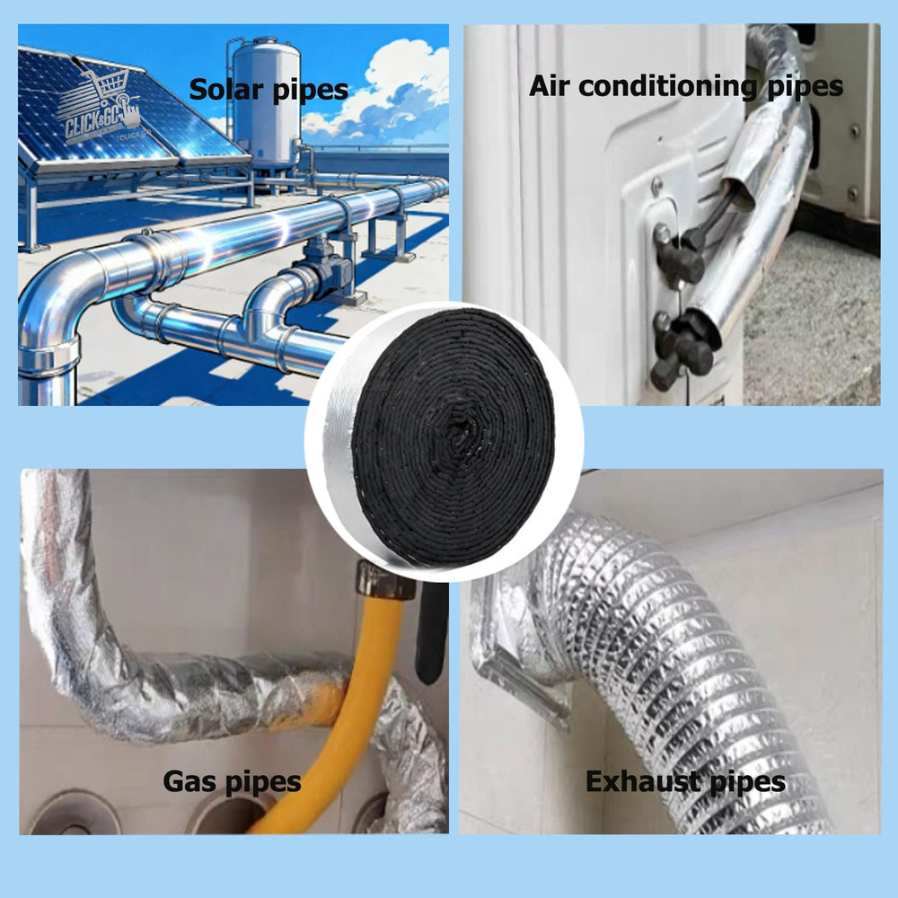 Insulating Foam Pipe for Pipes 1 Rolls Insulation for Heating Pipes