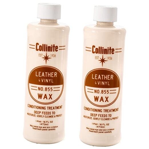 Leather & Vinyl Wax 1 Pint 855 2 Pack
