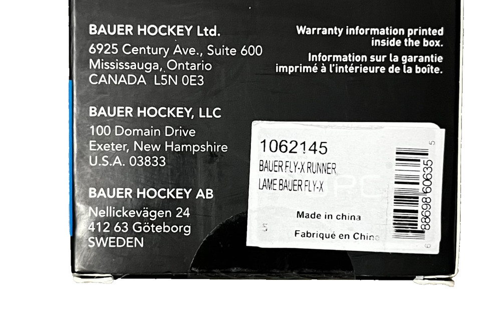 Bauer Fly-X Steel Runner- Size 5 / 246 mm