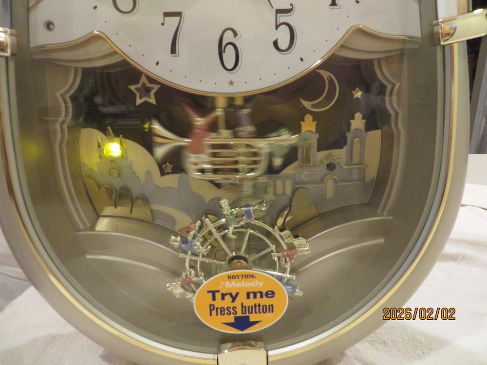 RHYTHM CLOCK - CTS Carnival - NIB