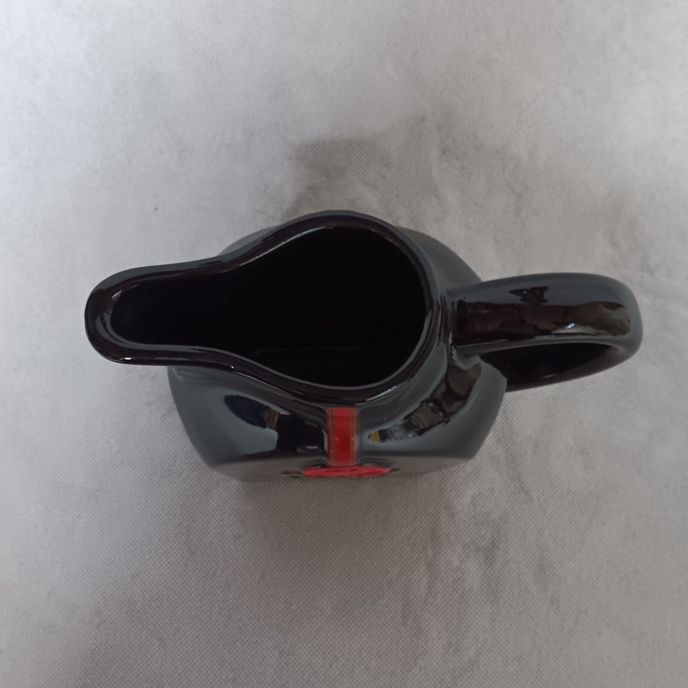 Advertising Mumm VSOP Cognac Water Pitcher Black Ceramic