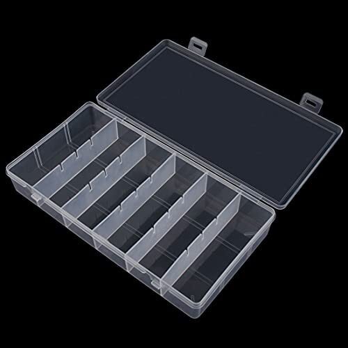 2 packs,clear visible plastic storage box,tools storage box,accessory,screws box