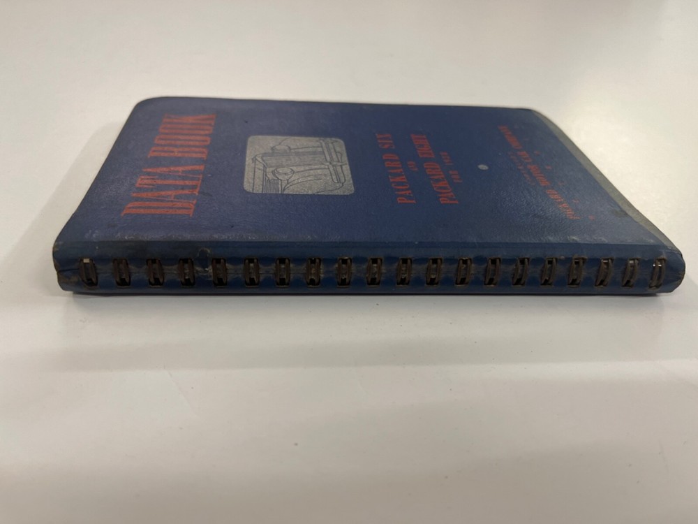 1938 Packard Motor Car Packard Six & Packard 8 Data Automobile Book