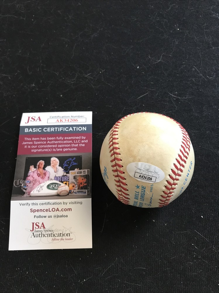 Frank Malzone Signed Autographed Official MLB Baseball JSA COA