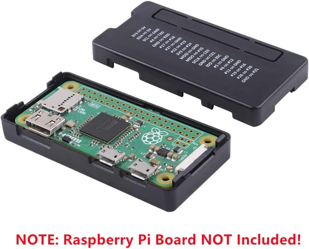 Pi Zero 2 W Case/Zero W Case, 7 in 1 Basic Starter Kit with 20Pin GPIO Header, O