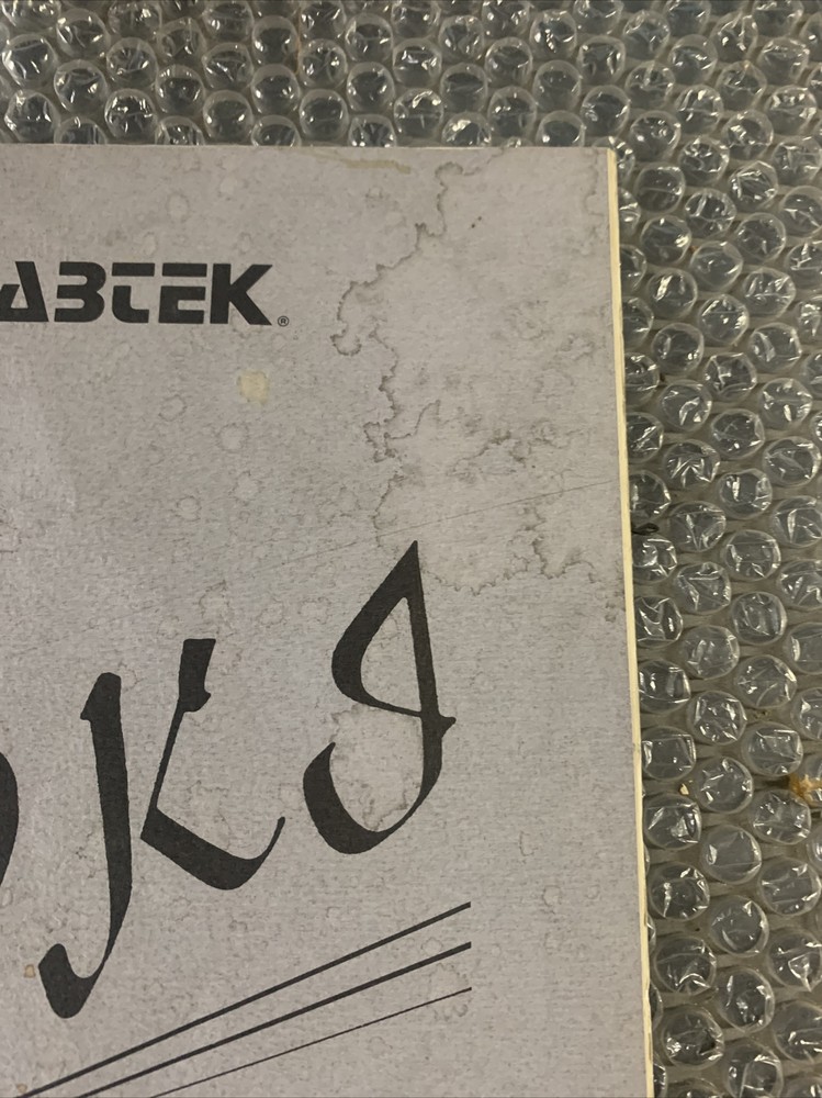 Original TOKI FABTEK arcade Video game manual