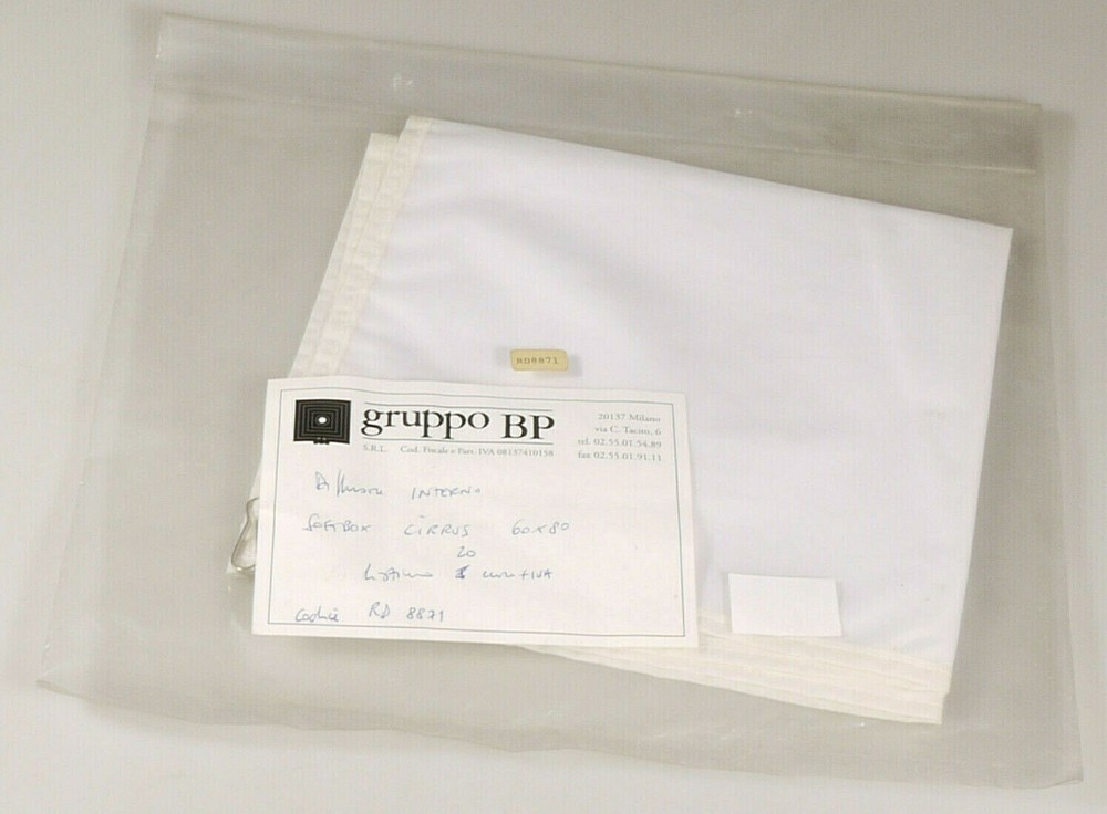 PRL) CIRRUS 60x80 cm RD8871 INTERNAL DIFFUSER Softbox Indoor Diffuser Towel